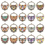 20Pcs 10 Colors Alloy Enamel Chandelier Component Links