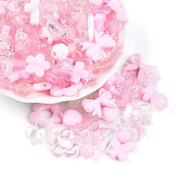 Transparent & Opaque Acrylic Beads