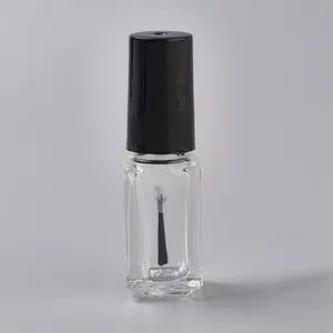 Transparent Glass Nail Polish Empty Bottle
