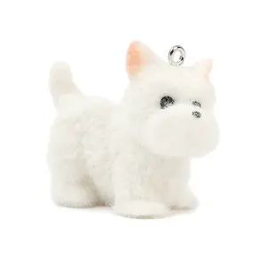 Flocking Opaque Resin Pendants