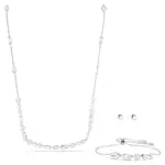 Swarovski Luxusní sada šperků s krystaly Mesmera 5665877 (náušnice, náramek, náhrdelník)