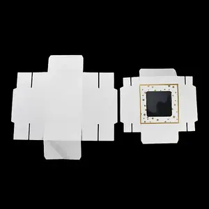 Gold Stamping Polka Dot Cardboard Gift Package Boxes