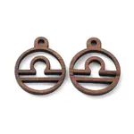 Walnut Wood Laser Cut Pendants