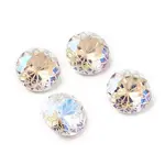 K9 Glass Rhinestone Pointed Back Cabochons