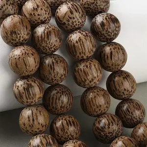 Natural Coconut Wood Beaded Strands