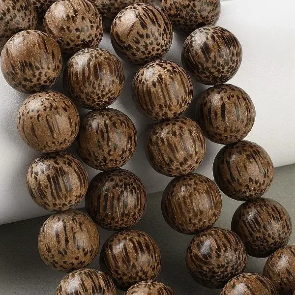 Natural Coconut Wood Beaded Strands