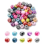 Spray Painted Acrylic Beads