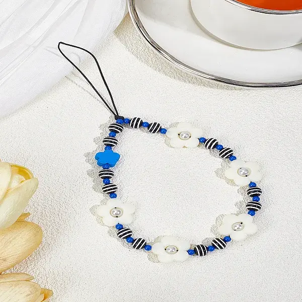 1Pc Acrylic Nylon Rope Mobile Straps