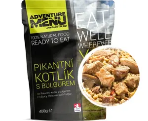 Adventure menu pikantný kotlík s bulgurom