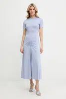 Šaty Victoria Beckham modrá barva, maxi, 1325JDR006476A