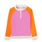 KiETLA ICONIK plavky s UV ochranou - tričko s dlhým rukávom - Pink Red - 6-8 rokov