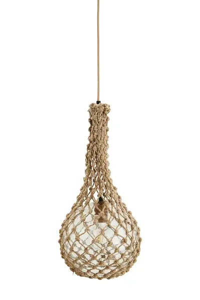 Závěsná lampa Madam Stoltz béžová barva