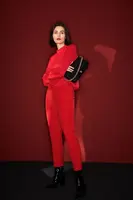 Marisse Women's Trousers Z-Sp-4528 Red