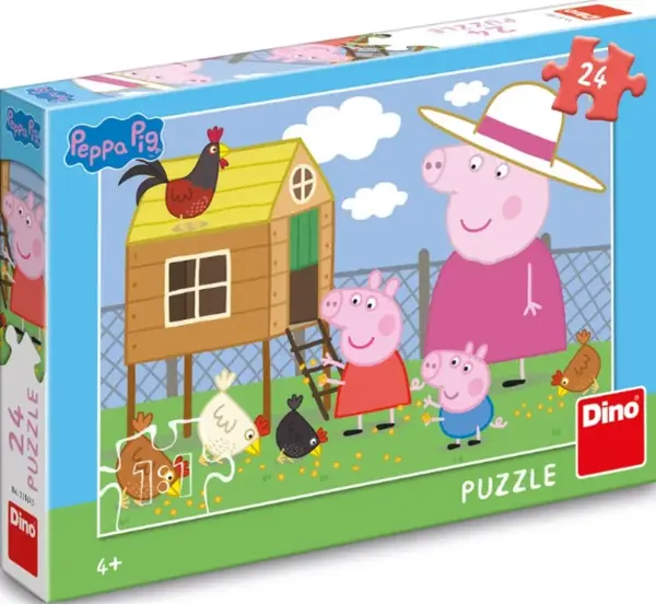 Puzzle Peppa Pig: Slepičky 24 dílků