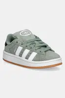 Dětské semišové sneakers boty adidas Originals CAMPUS 00s zelená barva, JP5509