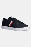 Tenisky Tommy Hilfiger TH HI VULC LOW CORE STRIPES MESH