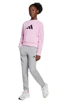 Dětská tepláková souprava adidas růžová barva, JJ4800