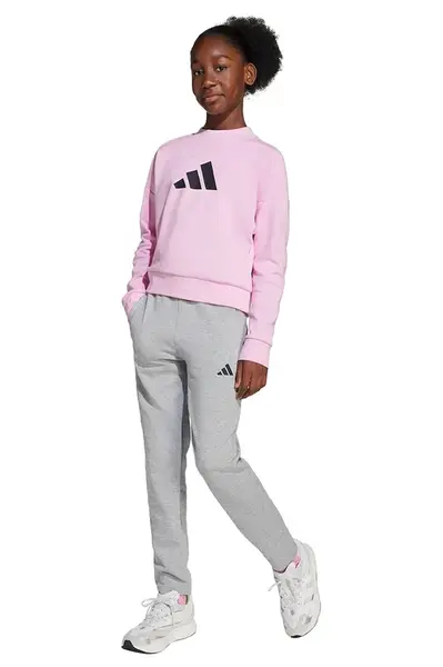 Dětská tepláková souprava adidas růžová barva, JJ4800