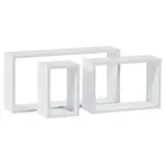 Carryhome NÁSTĚNNÁ POLICE, bílá, 27/15/17 cm