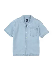 GAP Košeľa  modrá denim