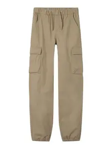 TWO SOON Nohavice  svetlohnedá