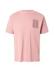 Volcom Tričko 'RADIATON'  rosé / čierna