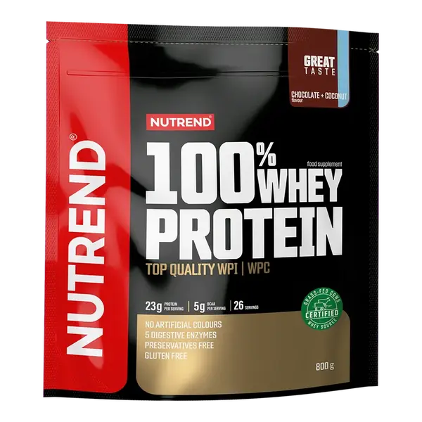 Nutrend 100% Whey Protein choco + coconut 800 g