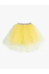 Koton Tutu Skirt with Elastic Waist, Layered Lined.