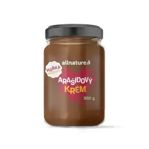 ALLNATURE Arašidové krém s horkou čokoládou 920 g