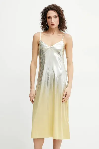 Šaty MAX&Co. stříbrná barva, mini, 2518621012200