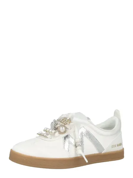 STEVE MADDEN Nízke tenisky 'Degree-P'  krémová / strieborná