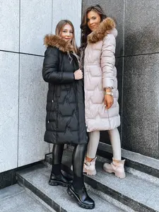 Dámská zimní bunda GOLDEN LILY dámský kabát béžová Dstreet