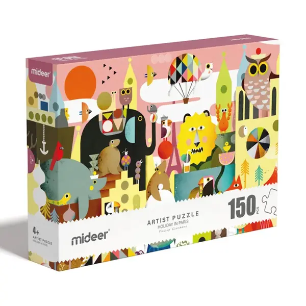 Umělecké puzzle Mideer Prázdniny v Paříži 150 dílků více barev
