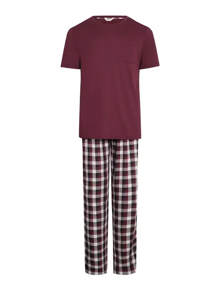 Dagi Dlhé pyžamo  bordová