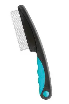 Hřeben na srst Jemný De Luxe blešák 15cm Trixie