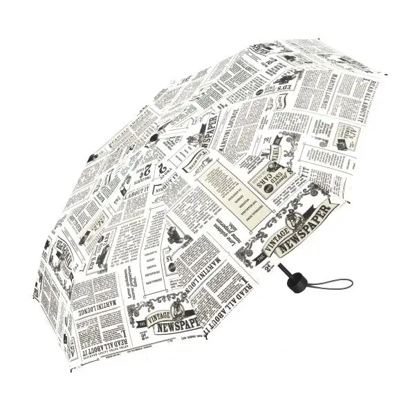 HAPPY RAIN NOVINY Dámsky skladací dáždnik, biela, veľkosť