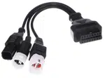 Redukce 3-pin/4-pin/6-pin OBD2 pro moto Yamaha a Honda MECHANIC CABLE 22 - SIXTOL