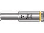 Wera 004504 Nástrčná hlavice Zyklop 1/4" 6hran 7 mm typ 8790 HMA - hluboká