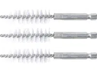 BGS Technic BGS 3078-15-N Nylonové kartáče pr. 15 mm, upínání 1/4", 3 ks (Sada BGS 3078)