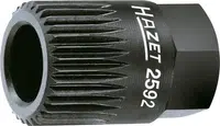 Hlavice pro montáž a demontáž drážkovaných řemenic alternátorů - HAZET 2592