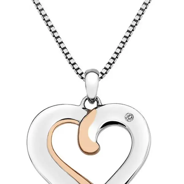 Hot Diamonds Náhrdelník Hot Diamonds Together RG DP687 (řetízek, přívěsek)