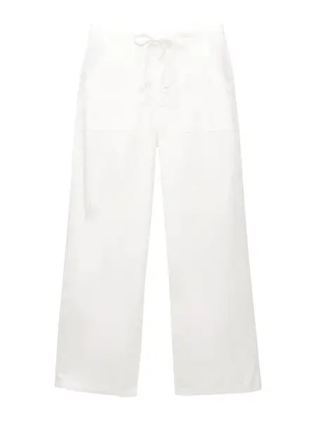 Pull&Bear Nohavice  biela