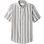 GAP V-SS LINEN Chlapecká košile, světle zelená, velikost