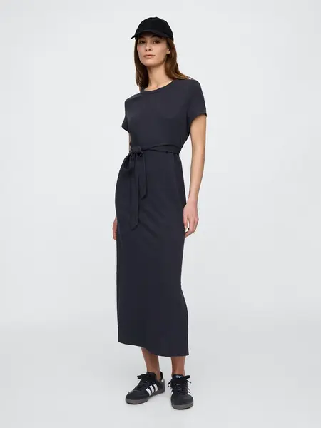 GAP Midi dress with belt - Women's