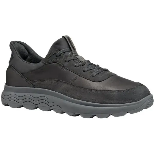 Geox U SPHERICA PLUS Pánská volnočasová obuv, tmavě šedá, velikost