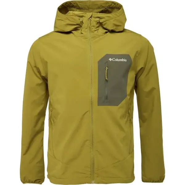 Columbia TALL HEIGHTS™ III HOODED SOFTSHELL Pánská softshellová bunda, khaki, velikost