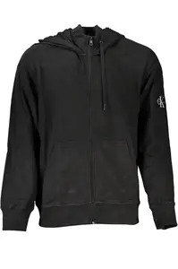 Čierna pánska mikina Calvin Klein na zips