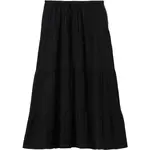 GAP GAUZE TIERED Dámska sukňa, čierna, veľkosť