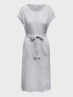 GAP Dress Short Sleeve Tie Waist Dress - Women's