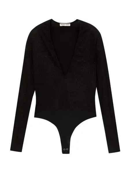 Pull&Bear Košeľové body  čierna